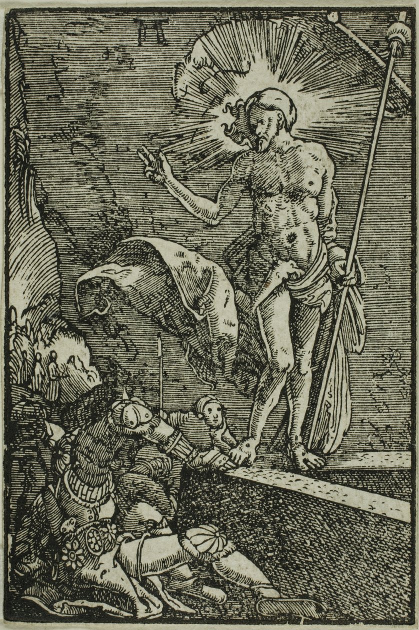 复活，选自《人类的堕落与救赎 作者 阿尔布雷希特·阿尔特多夫（Albrecht Altdorfer）