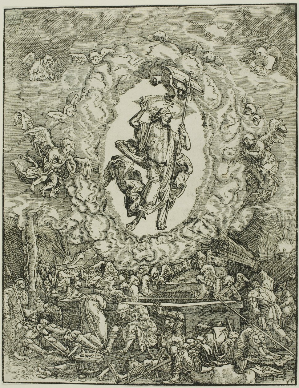 基督复活 作者 阿尔布雷希特·阿尔特多夫（Albrecht Altdorfer）