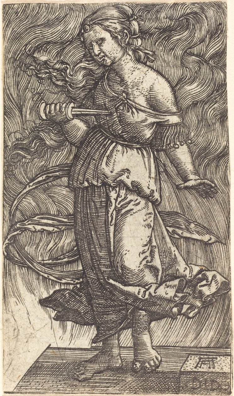 迪多的自杀 作者 阿尔布雷希特·阿尔特多夫（Albrecht Altdorfer）