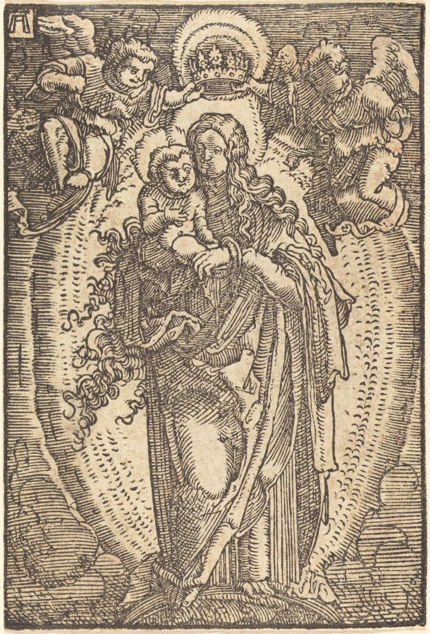 天使为圣母加冕 作者 阿尔布雷希特·阿尔特多夫（Albrecht Altdorfer）