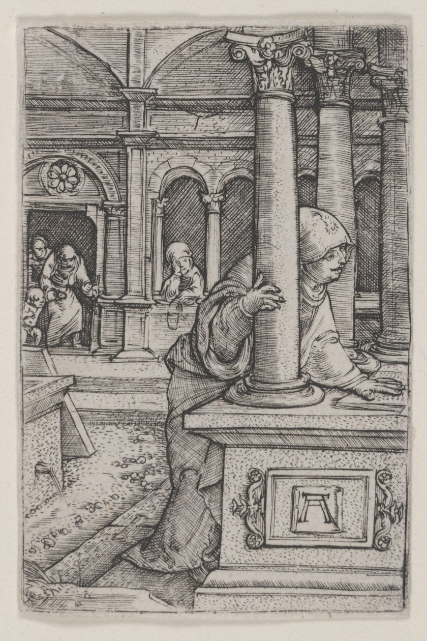 The Virgin Seeking Jesus in the Temple 作者 阿尔布雷希特·阿尔特多夫（Albrecht Altdorfer）