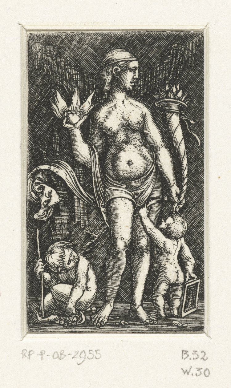维纳斯与双鲤鱼 作者 阿尔布雷希特·阿尔特多夫（Albrecht Altdorfer）