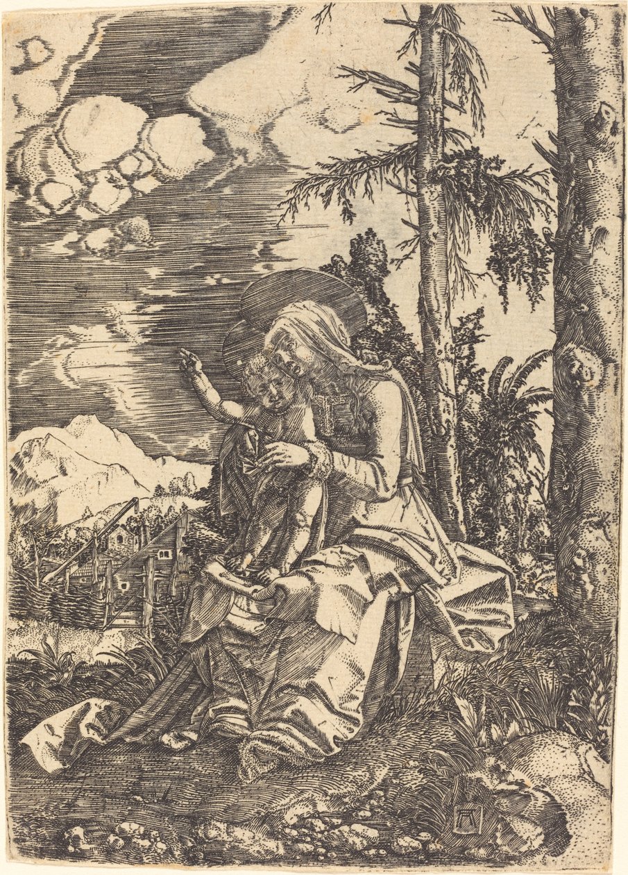 景观中的处女 作者 阿尔布雷希特·阿尔特多夫（Albrecht Altdorfer）