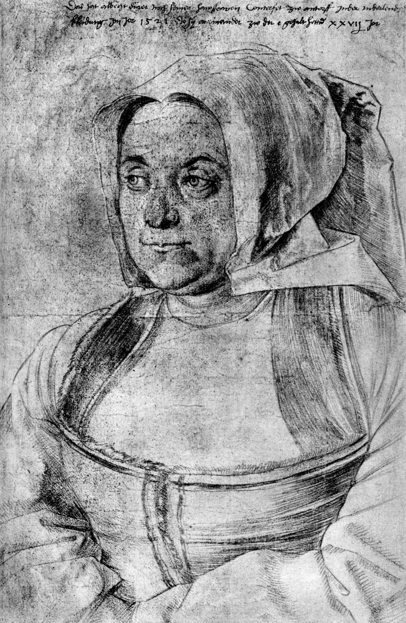 艾格尼丝·杜勒（Agnes Durer），1521年，1936年 作者 阿尔布雷希特丢勒