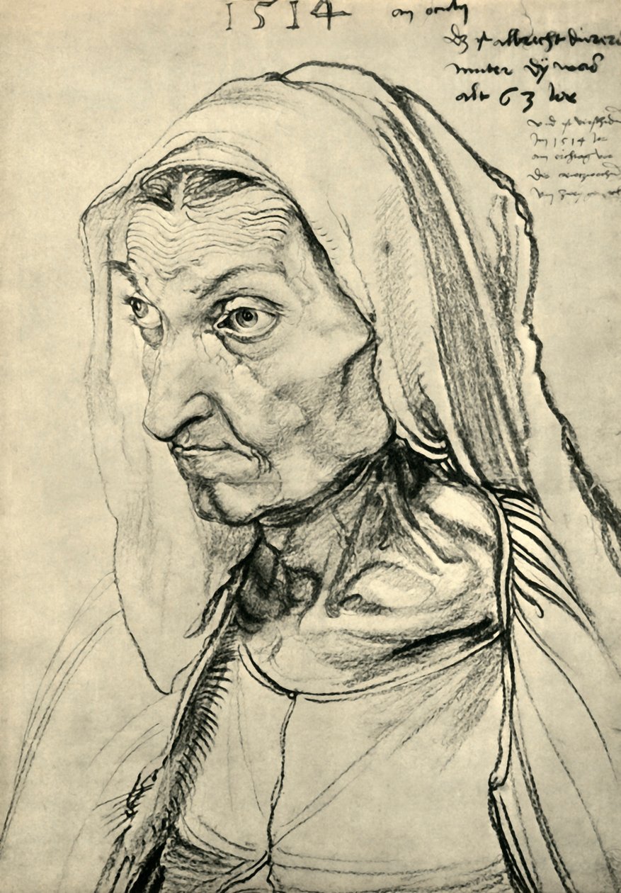 芭芭拉·丢勒（BarbaraDürer），1514年，1943年。 作者 阿尔布雷希特丢勒
