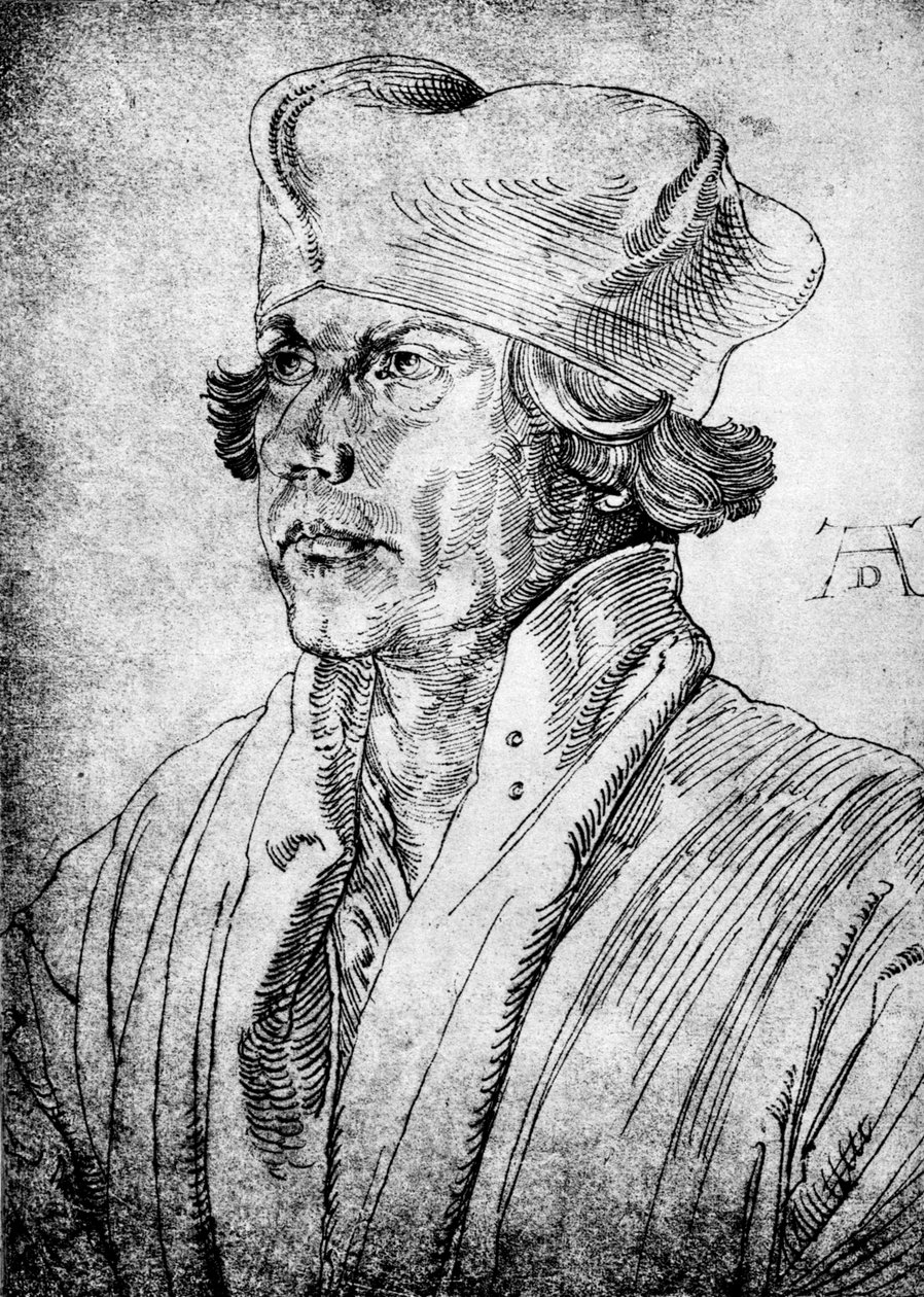 惠伦堡红衣主教，1522年，1936年 作者 阿尔布雷希特丢勒