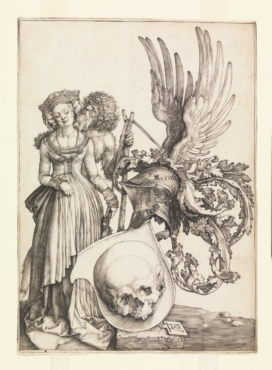 Vanitas 徽章 作者 阿尔布雷希特丢勒