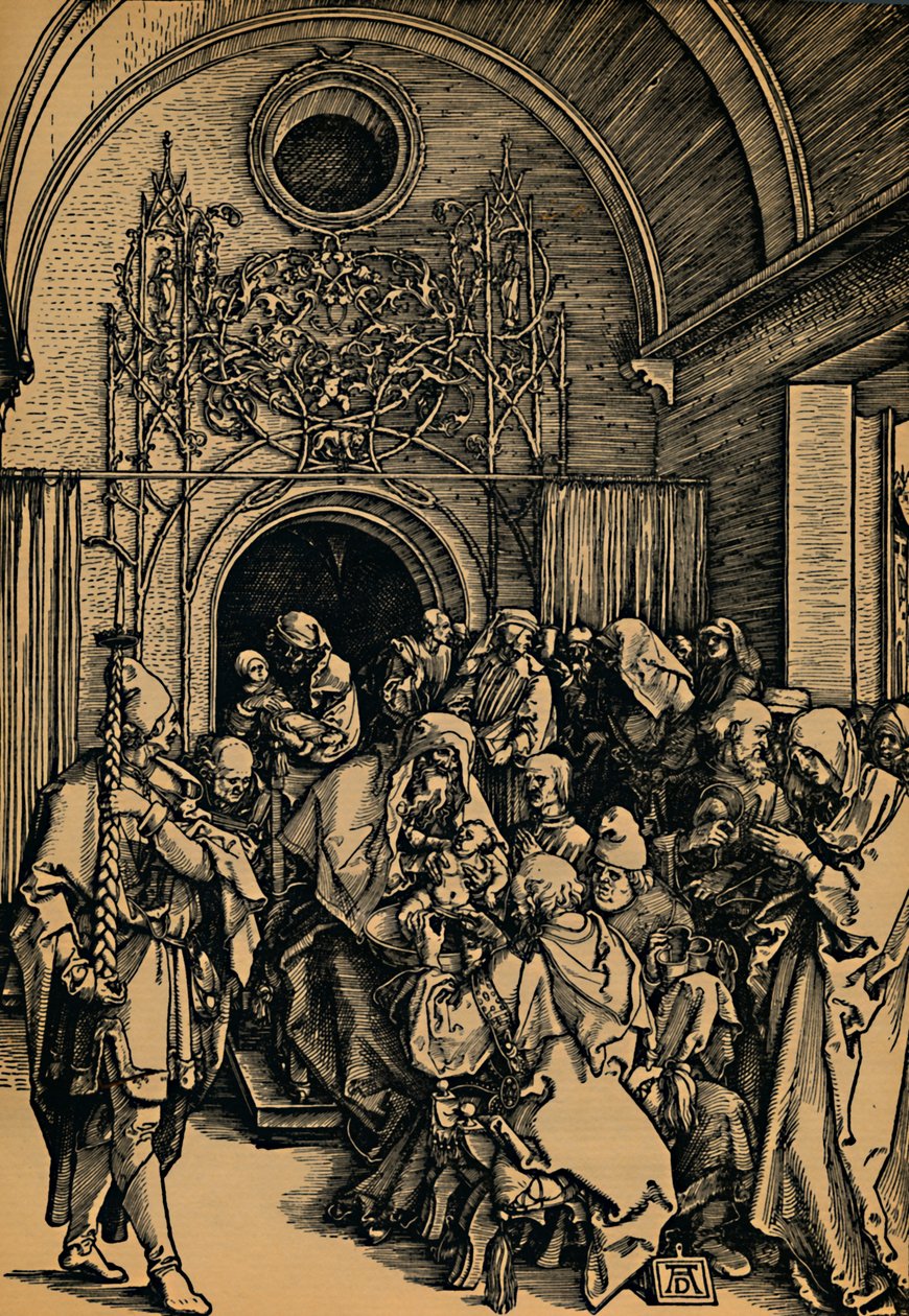 Die Belchneidung Christi，《基督割礼》，c1505。 作者 阿尔布雷希特丢勒