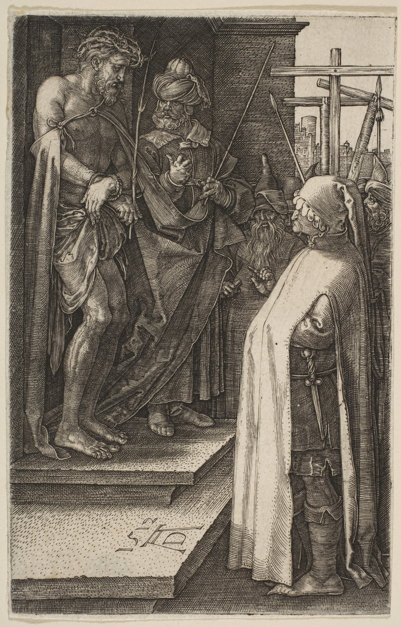 Ecce Homo，来自《激情》，1512年。 作者 阿尔布雷希特丢勒