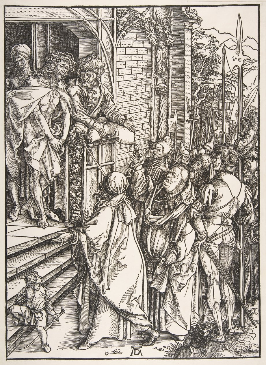 Ecce Homo，选自《大激情》系列。 1498-99。 作者 阿尔布雷希特丢勒