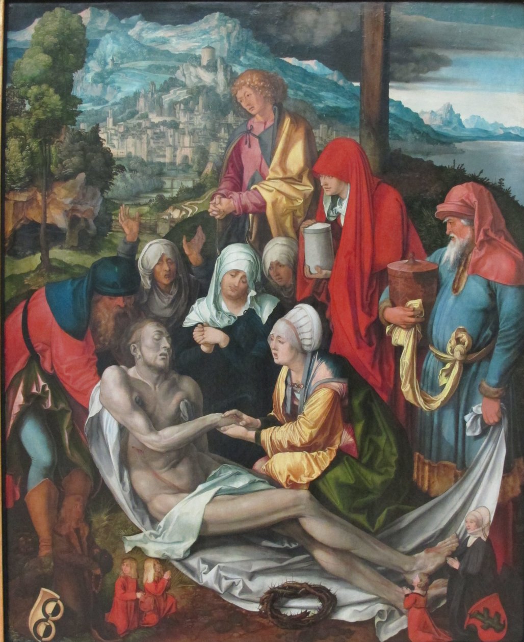 德语：Beweinung Christi（"Glimsche Beweinung"）《基督悲歌 作者 阿尔布雷希特丢勒
