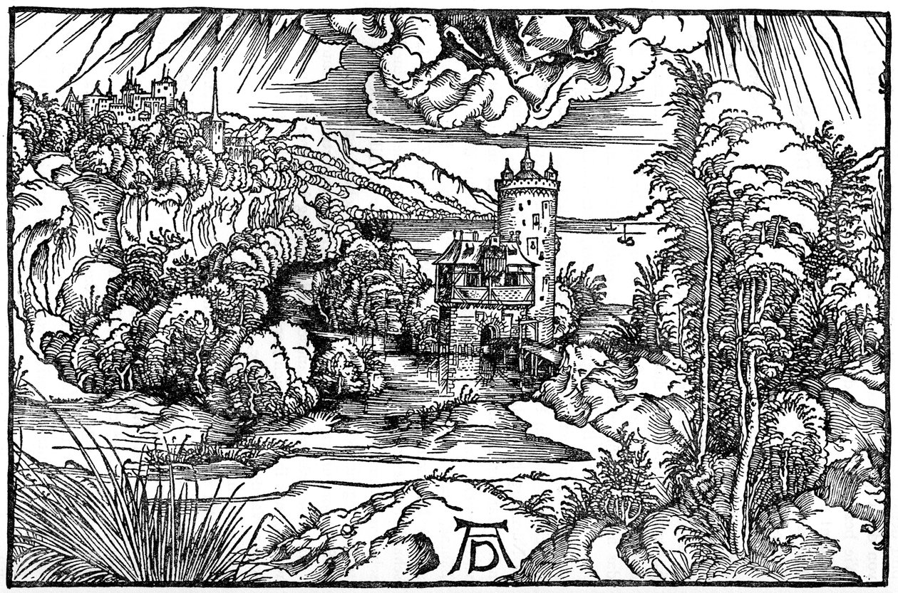 风景，1498，1936 作者 阿尔布雷希特丢勒