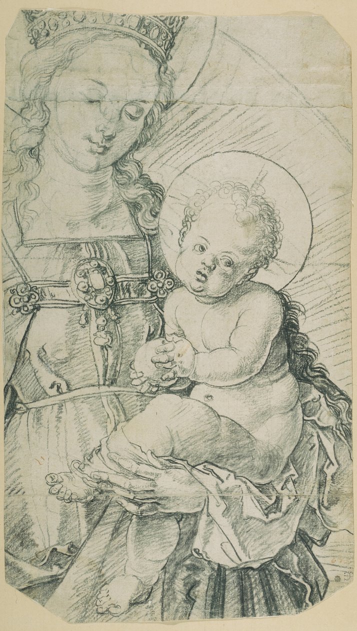麦当娜和孩子，1514年 作者 阿尔布雷希特丢勒