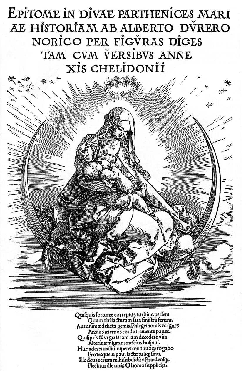 麦当娜（Madonna），1936年，1511年，《护理母亲和神灵》 作者 阿尔布雷希特丢勒