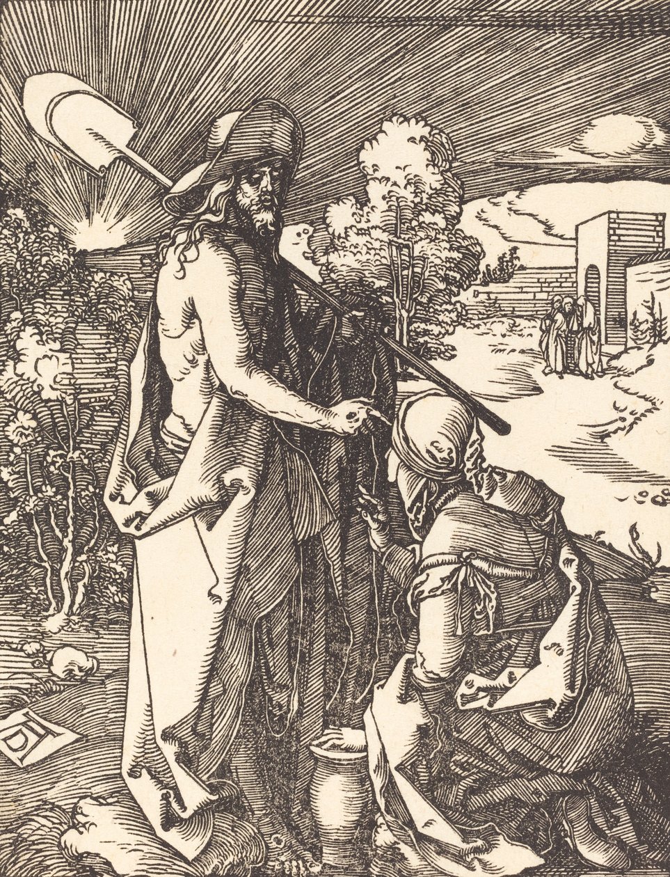 Noli Me Tangere，大概在1509-1510年间。 作者 阿尔布雷希特丢勒