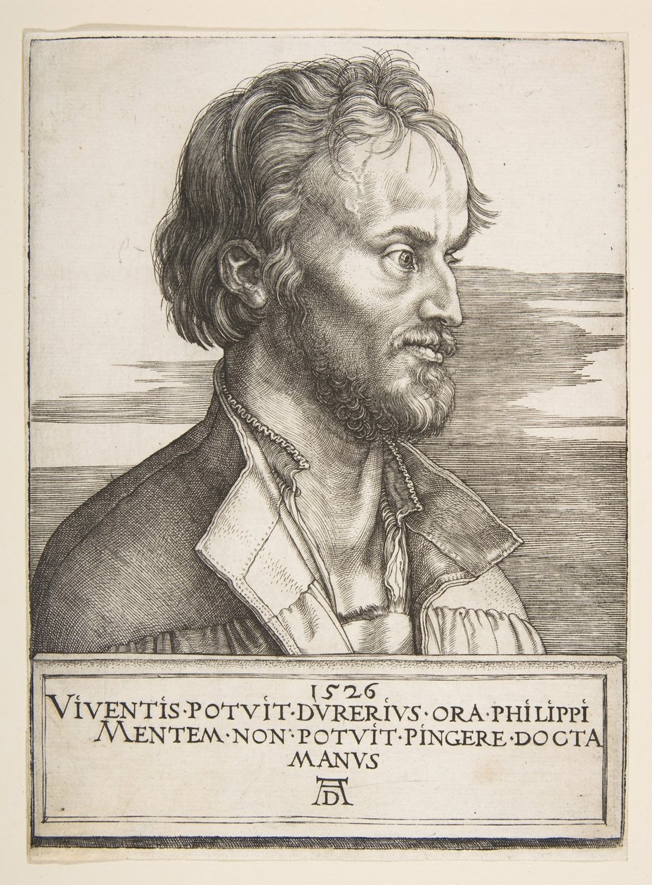 Philip Melanchthon，1526年。 作者 阿尔布雷希特丢勒