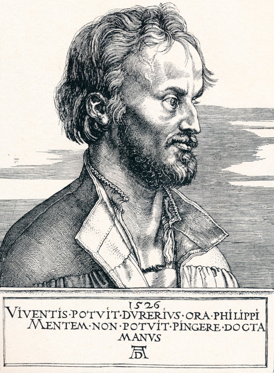 Philipp Melanchthon，1526年，1906年。 作者 阿尔布雷希特丢勒