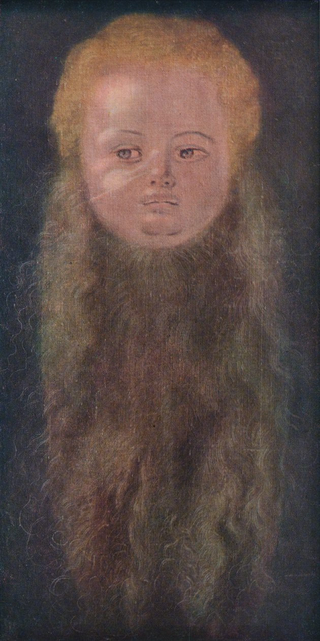 留着长胡子的男孩肖像，1527年，1939年 作者 阿尔布雷希特丢勒