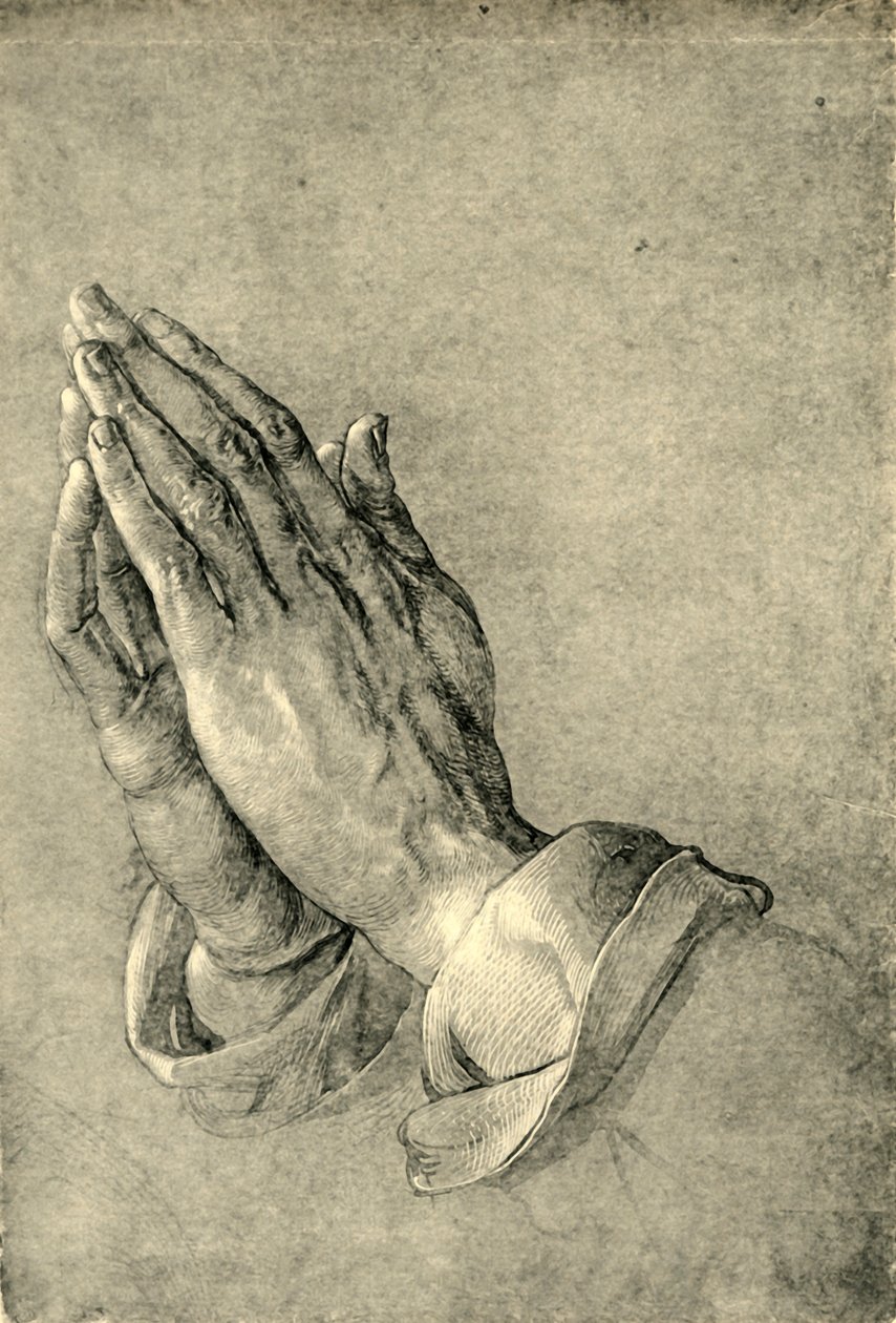 祈祷之手，1508，1943。 作者 阿尔布雷希特丢勒