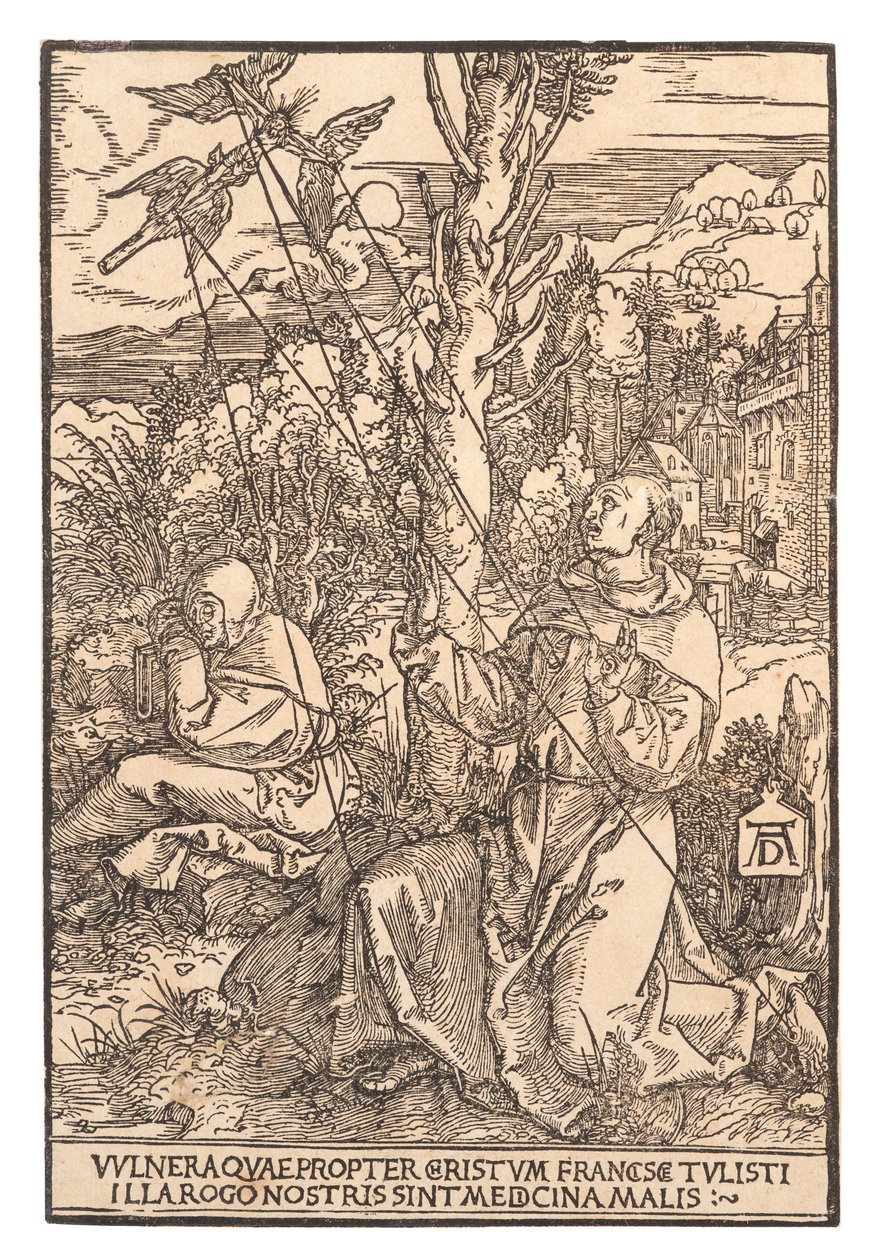 圣方济各接受圣痕，约1505年。 作者 阿尔布雷希特丢勒