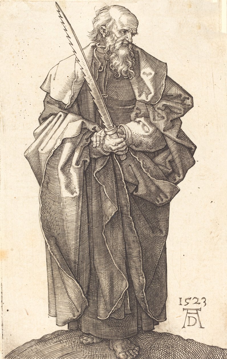 圣西蒙，1523年。 作者 阿尔布雷希特丢勒