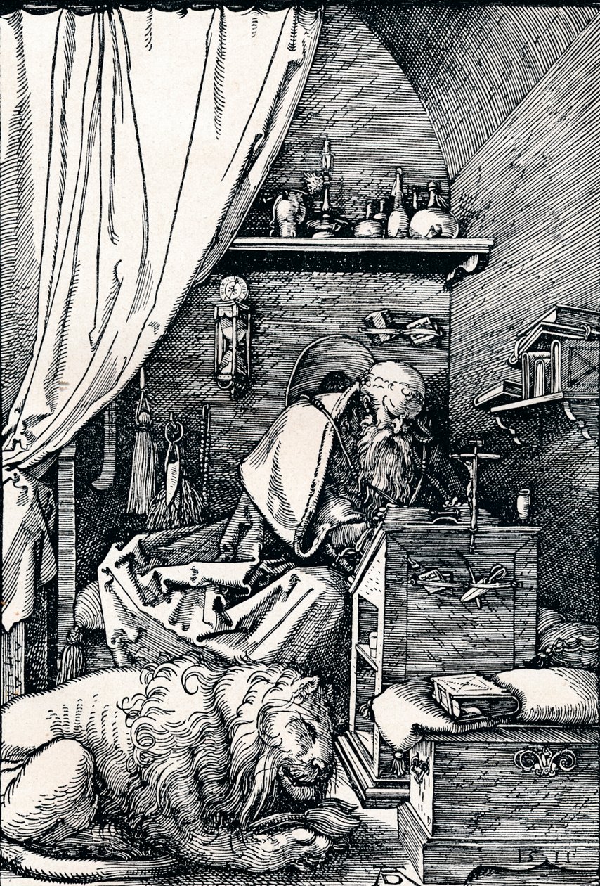 圣杰罗姆牢房，1511年1906年 作者 阿尔布雷希特丢勒