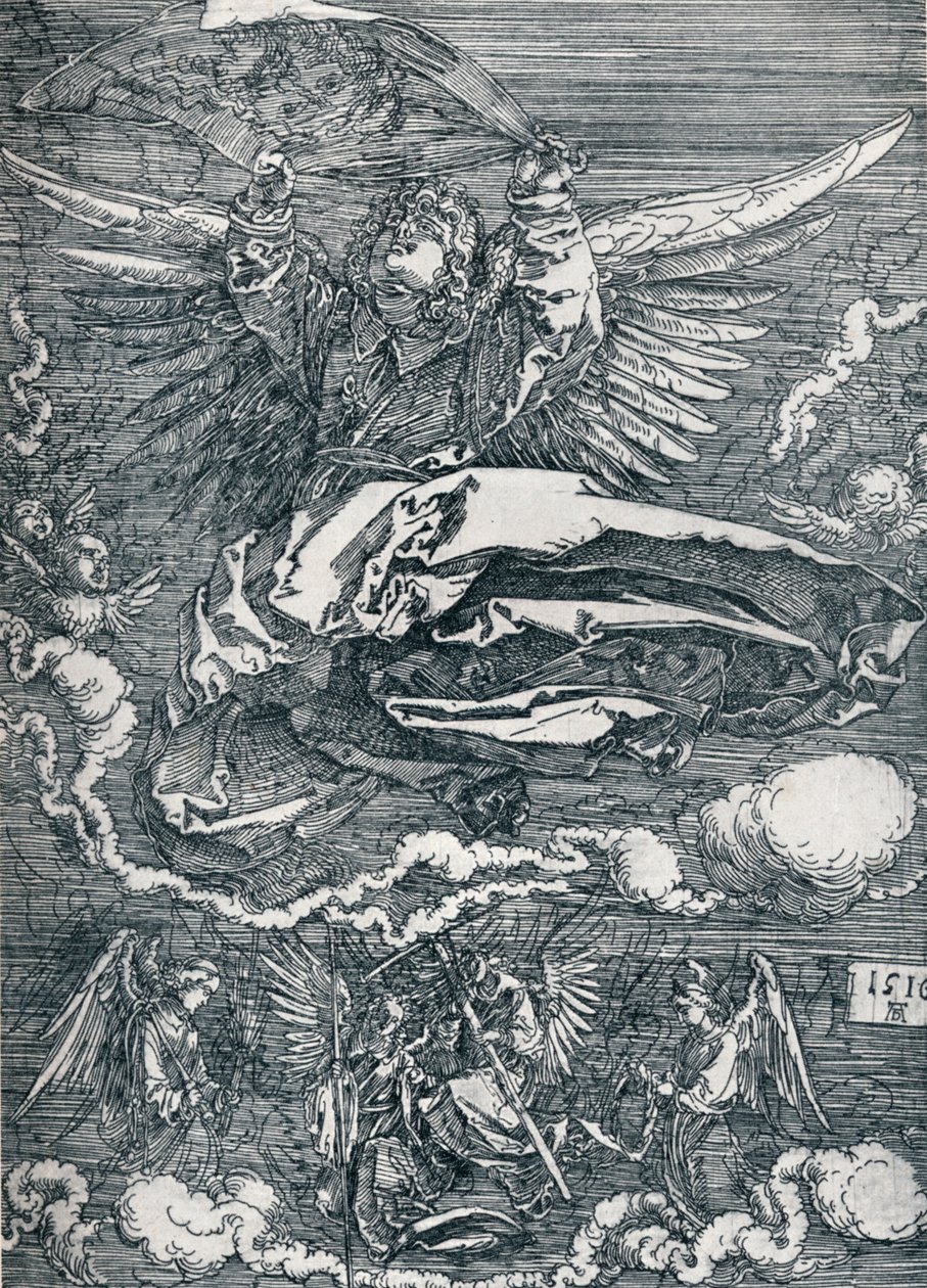 Sudarium由天使展示，1516年1906年 作者 阿尔布雷希特丢勒