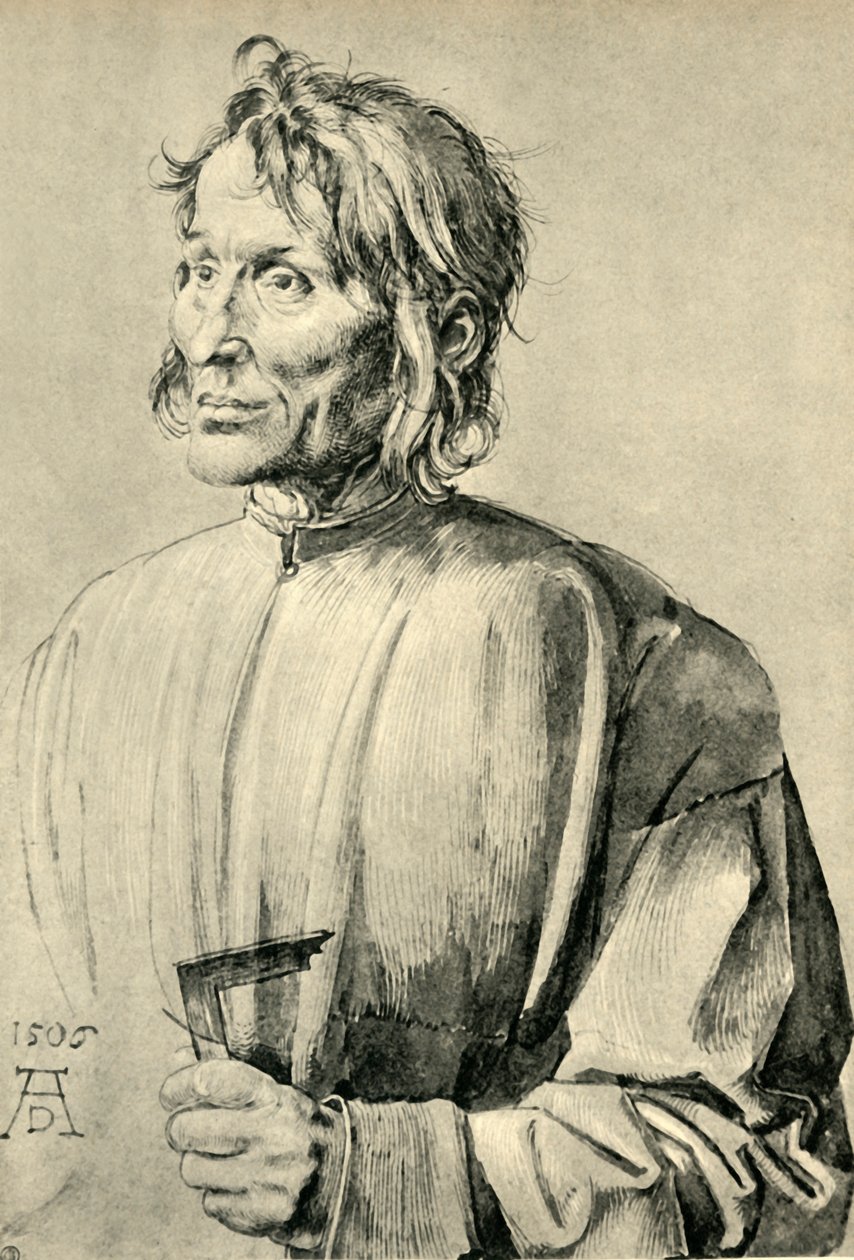 奥格斯堡的建筑师热罗姆（Jerome），1506年，1943年。 作者 阿尔布雷希特丢勒