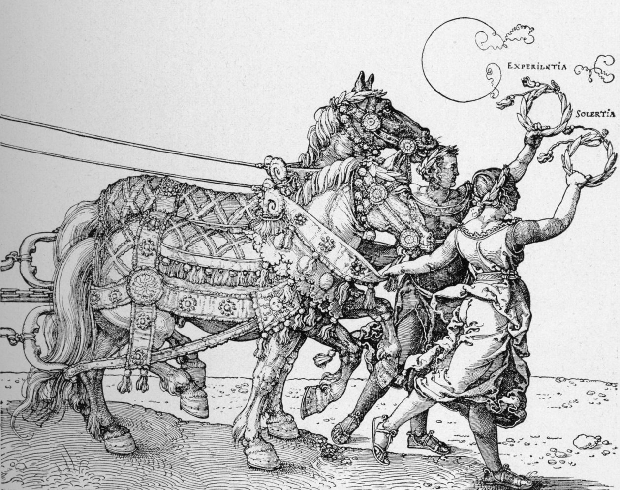 马克西米利安皇帝的凯旋大车，1523年，1906年 作者 阿尔布雷希特丢勒