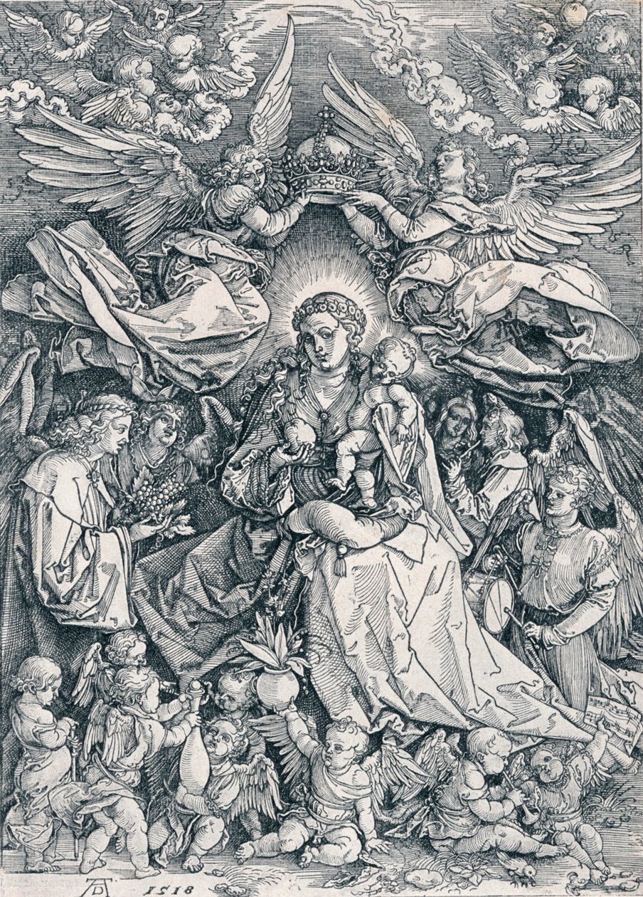 圣母圣洁的天使，1518年，1906年 作者 阿尔布雷希特丢勒