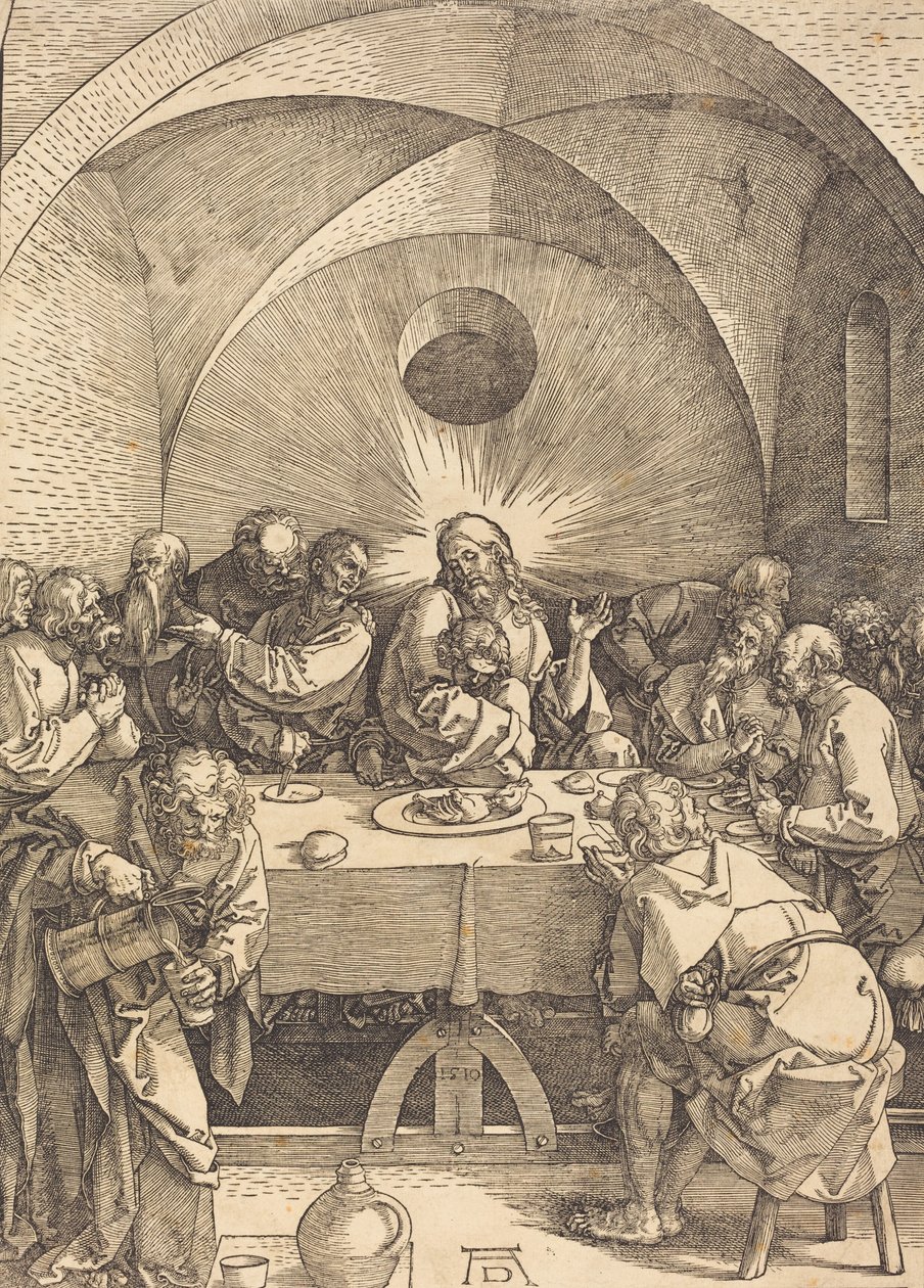 最后的晚餐》，1510年。 作者 阿尔布雷希特丢勒