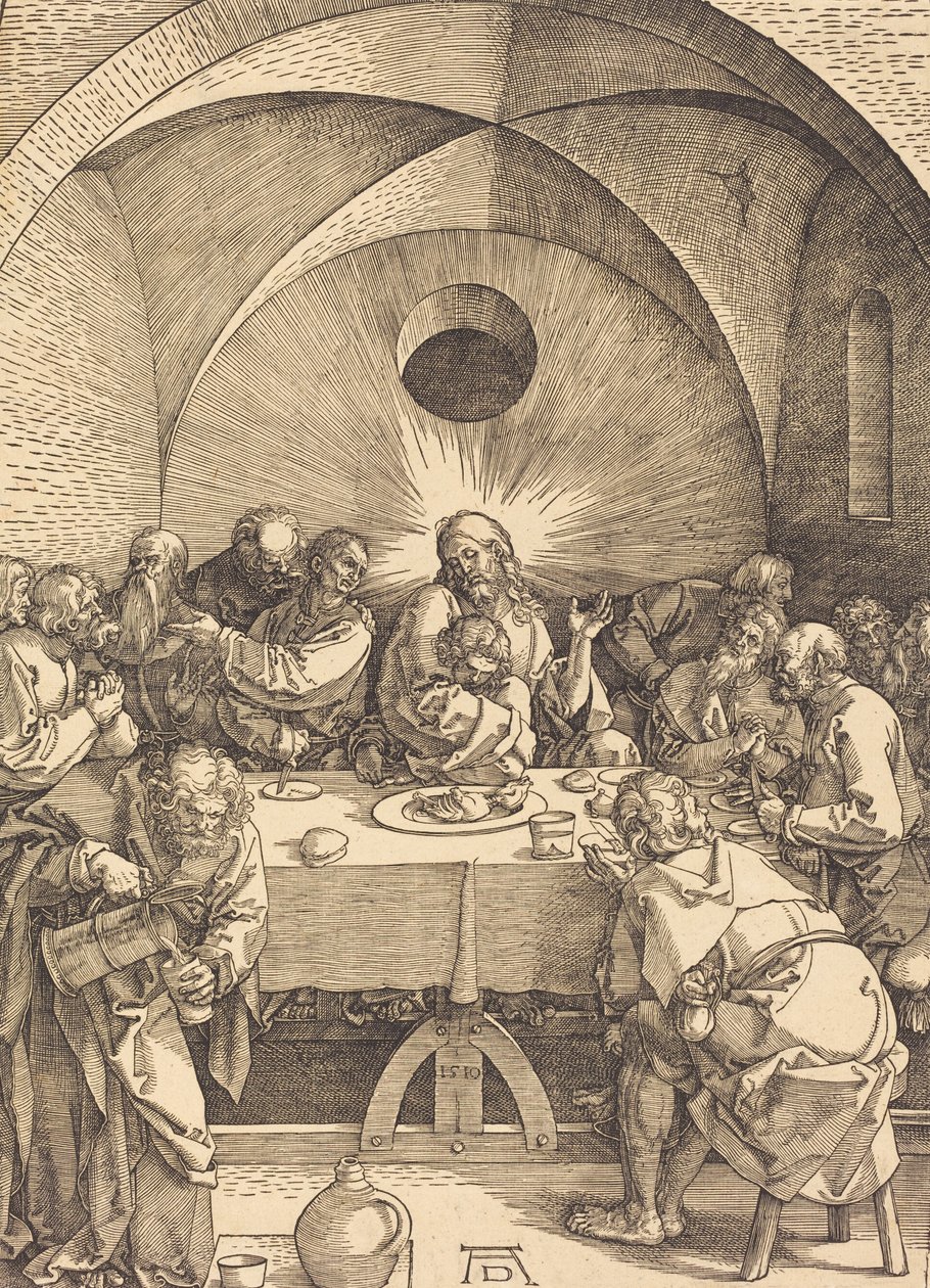 最后的晚餐》，1510年。 作者 阿尔布雷希特丢勒