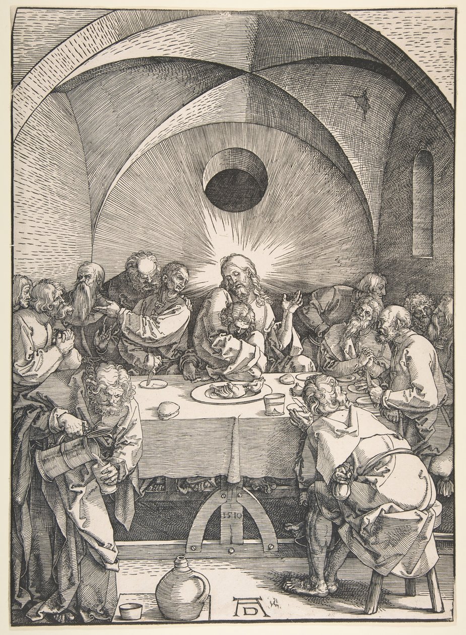 最后的晚餐》，1510年。 作者 阿尔布雷希特丢勒