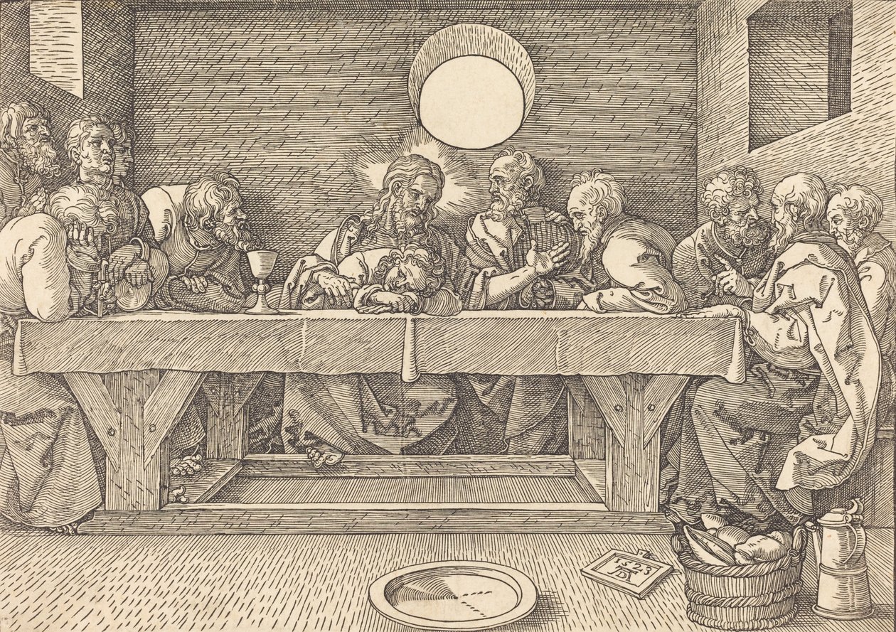 最后的晚餐》，1523年。 作者 阿尔布雷希特丢勒