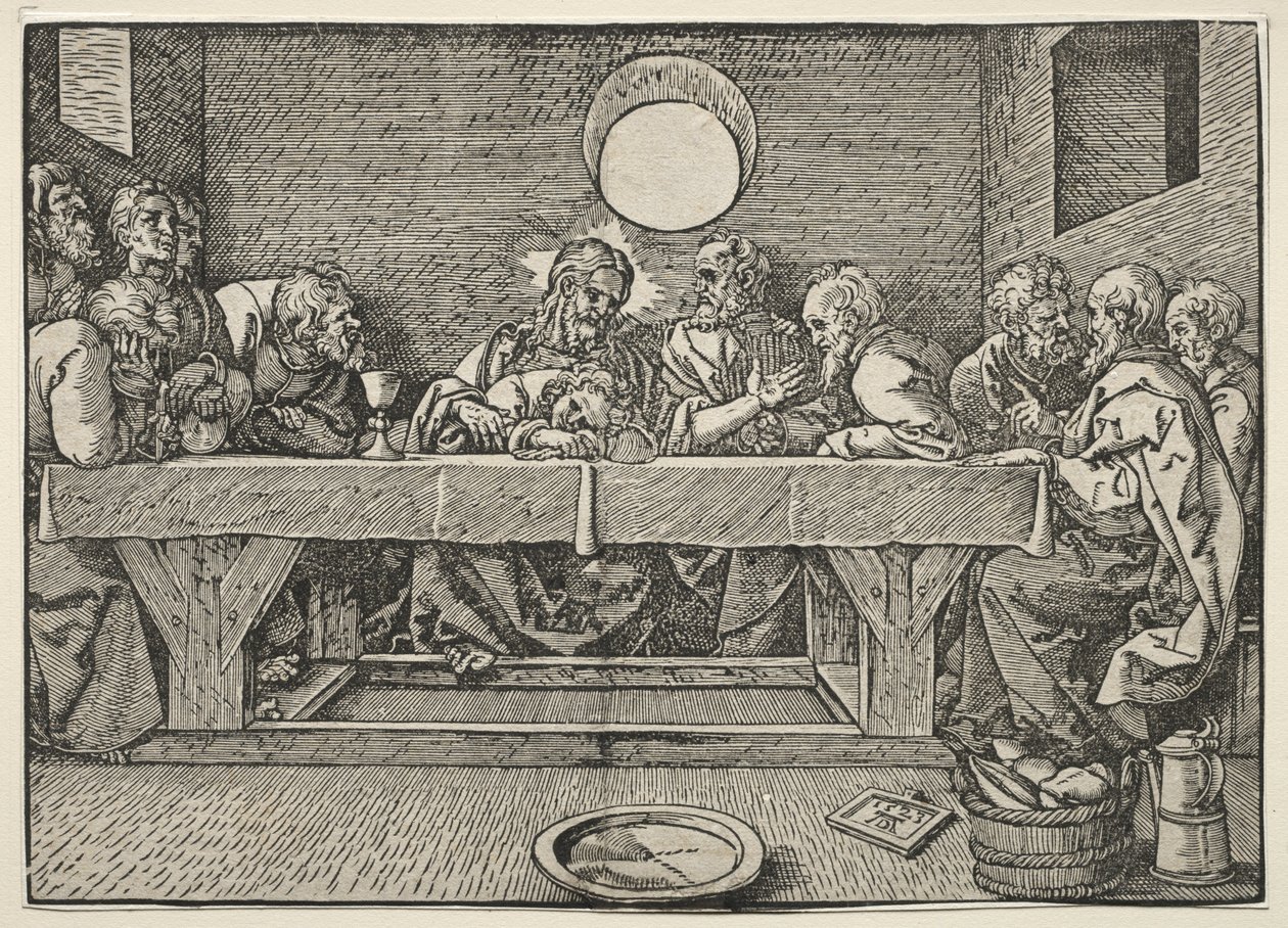 最后的晚餐，1523年。 作者 阿尔布雷希特丢勒