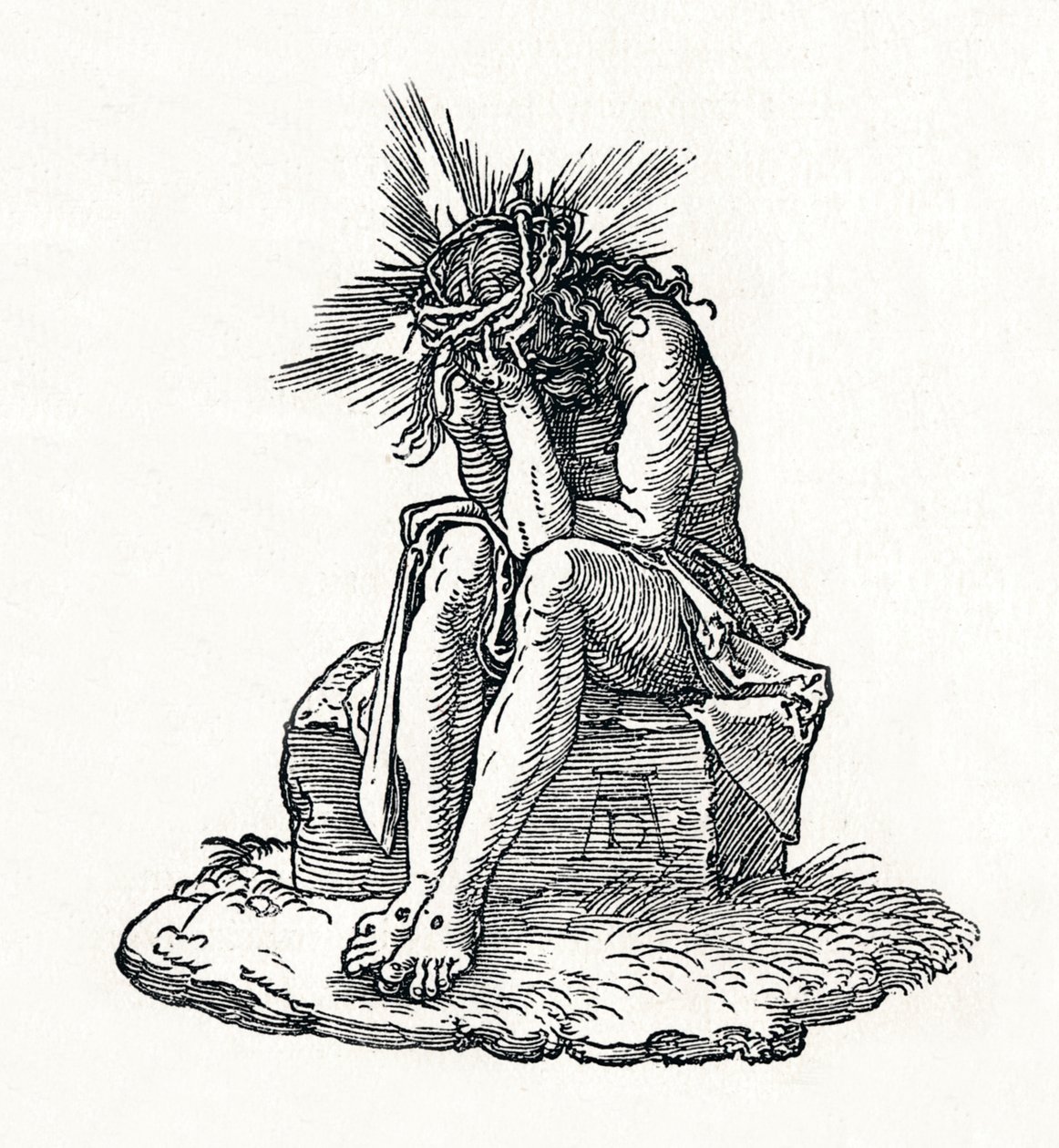 悲伤的人。标题页：《小热情》，c1511，1906年 作者 阿尔布雷希特丢勒