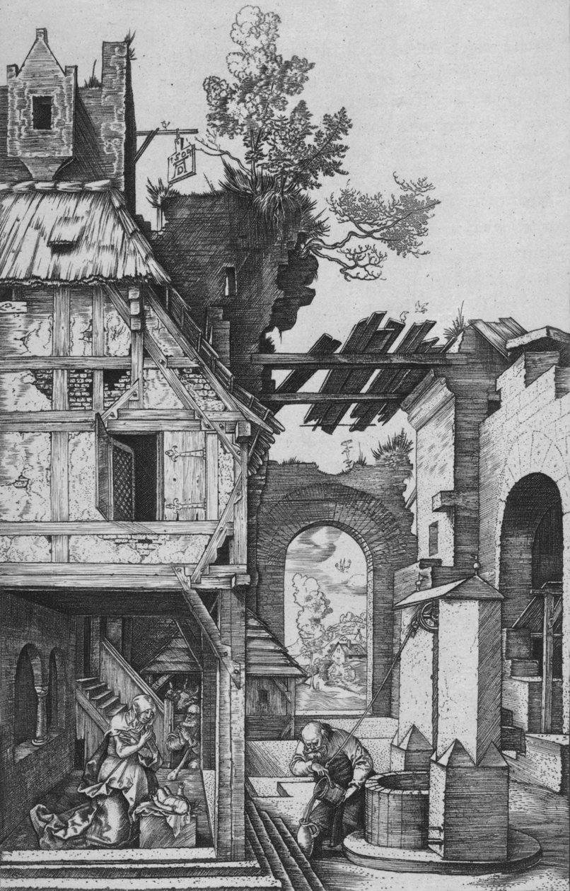 耶稣诞生，1504年，1906年 作者 阿尔布雷希特丢勒