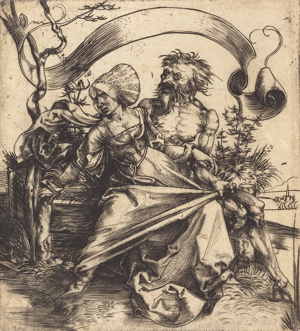 Ravisher》，约1495年。 作者 阿尔布雷希特丢勒