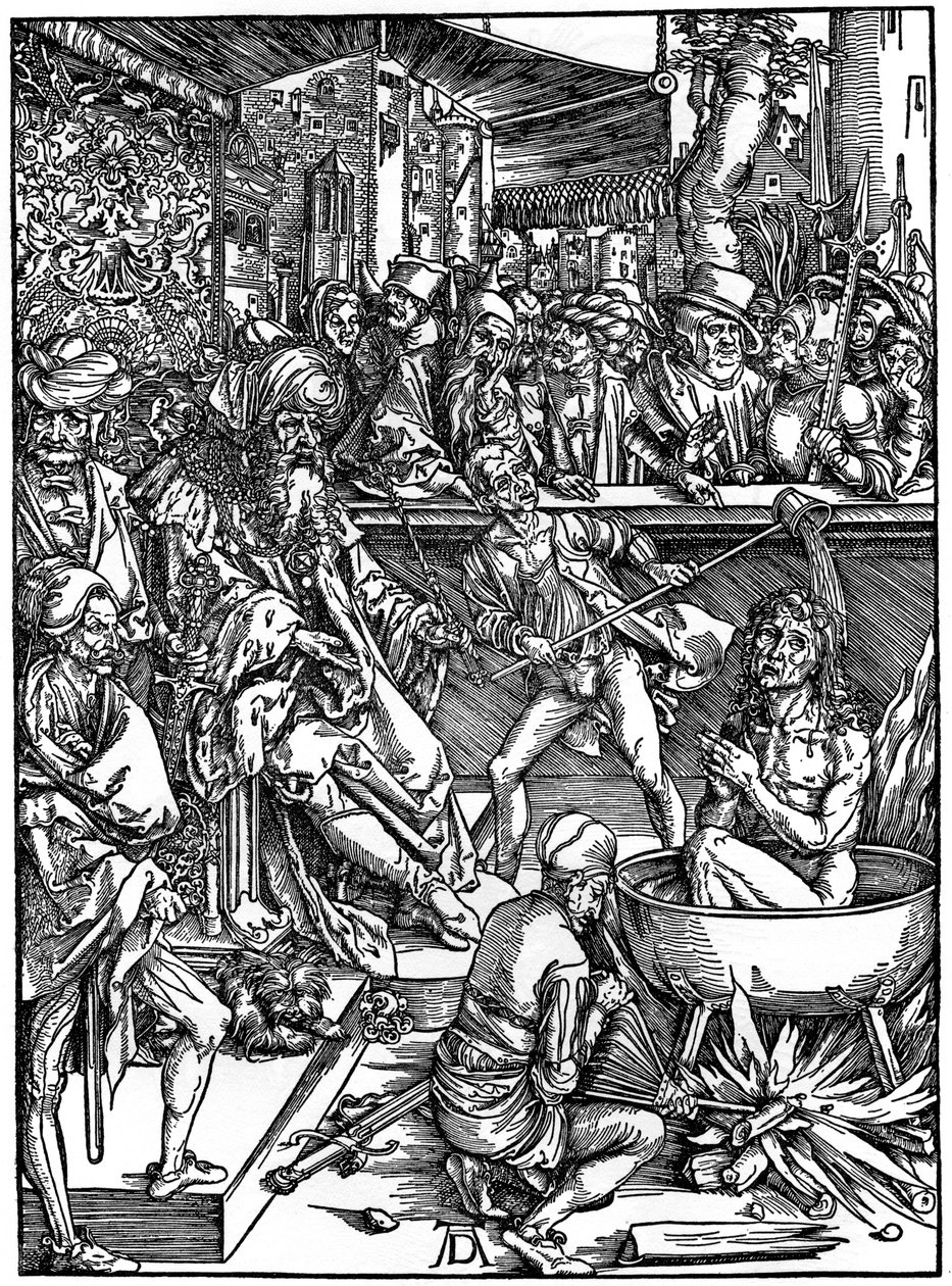 传教士圣约翰的酷刑，1498年，1936年 作者 阿尔布雷希特丢勒