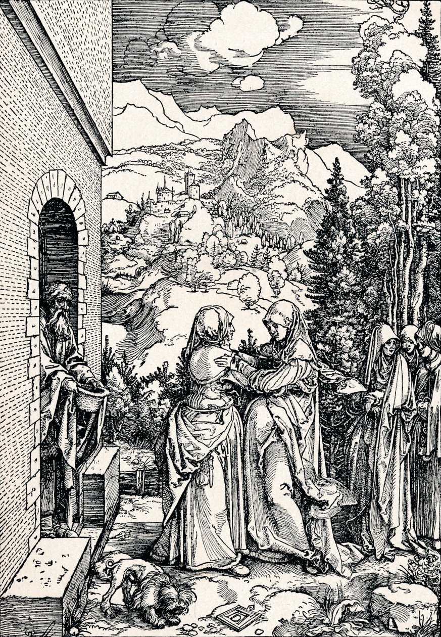 The Visitation，1506 1906 作者 阿尔布雷希特丢勒