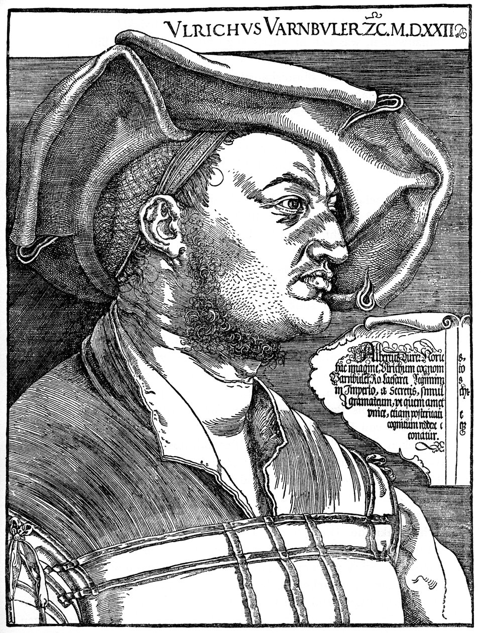 乌尔里希·瓦尔伯勒（UlrichVarnbüler），1522年，1936年 作者 阿尔布雷希特丢勒