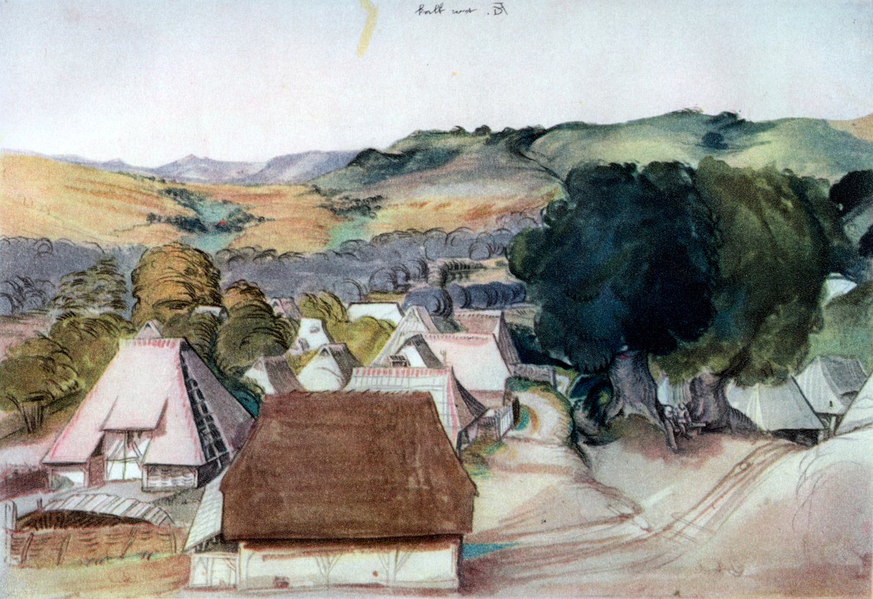 1511年在纽伦堡附近的卡克罗伊特景观，1936年 作者 阿尔布雷希特丢勒