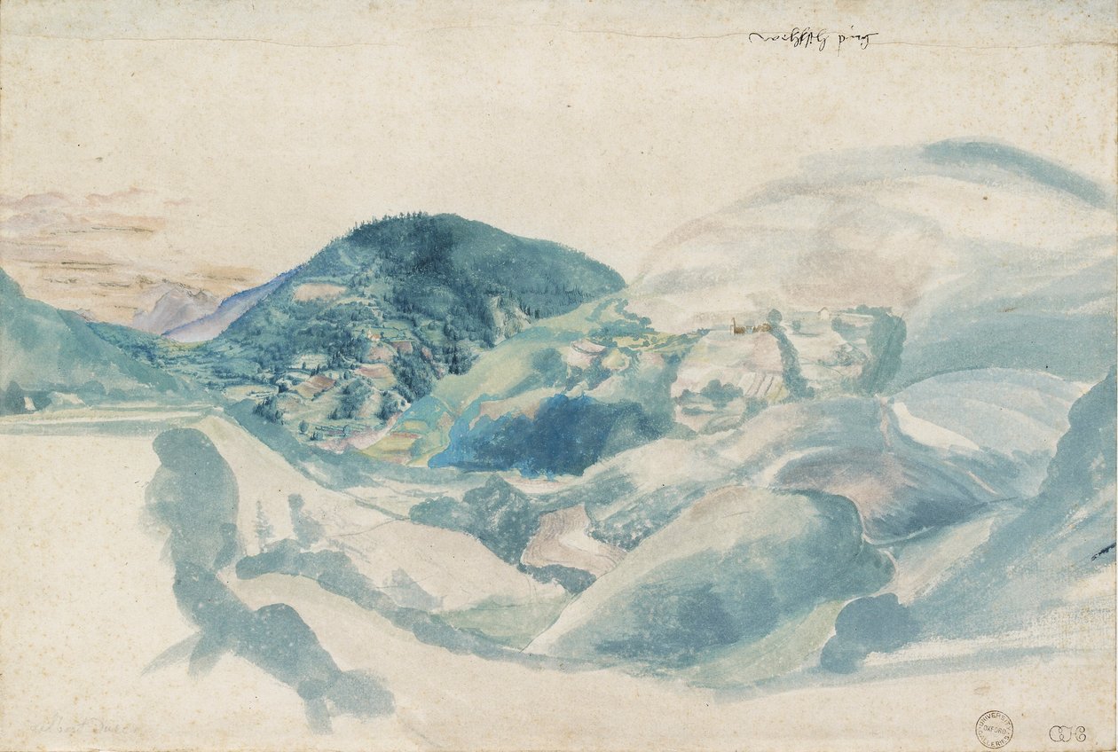 Val de Cembra Wehlsch pirg景观，约1500-1528年 作者 阿尔布雷希特丢勒
