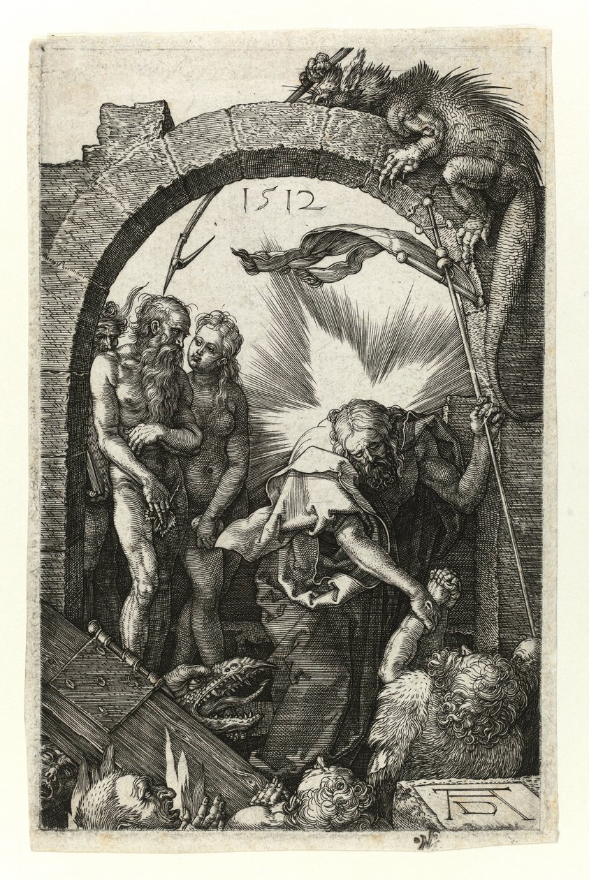 Christ at Limbo (with Adam and Eve) 作者 阿尔布雷希特丢勒