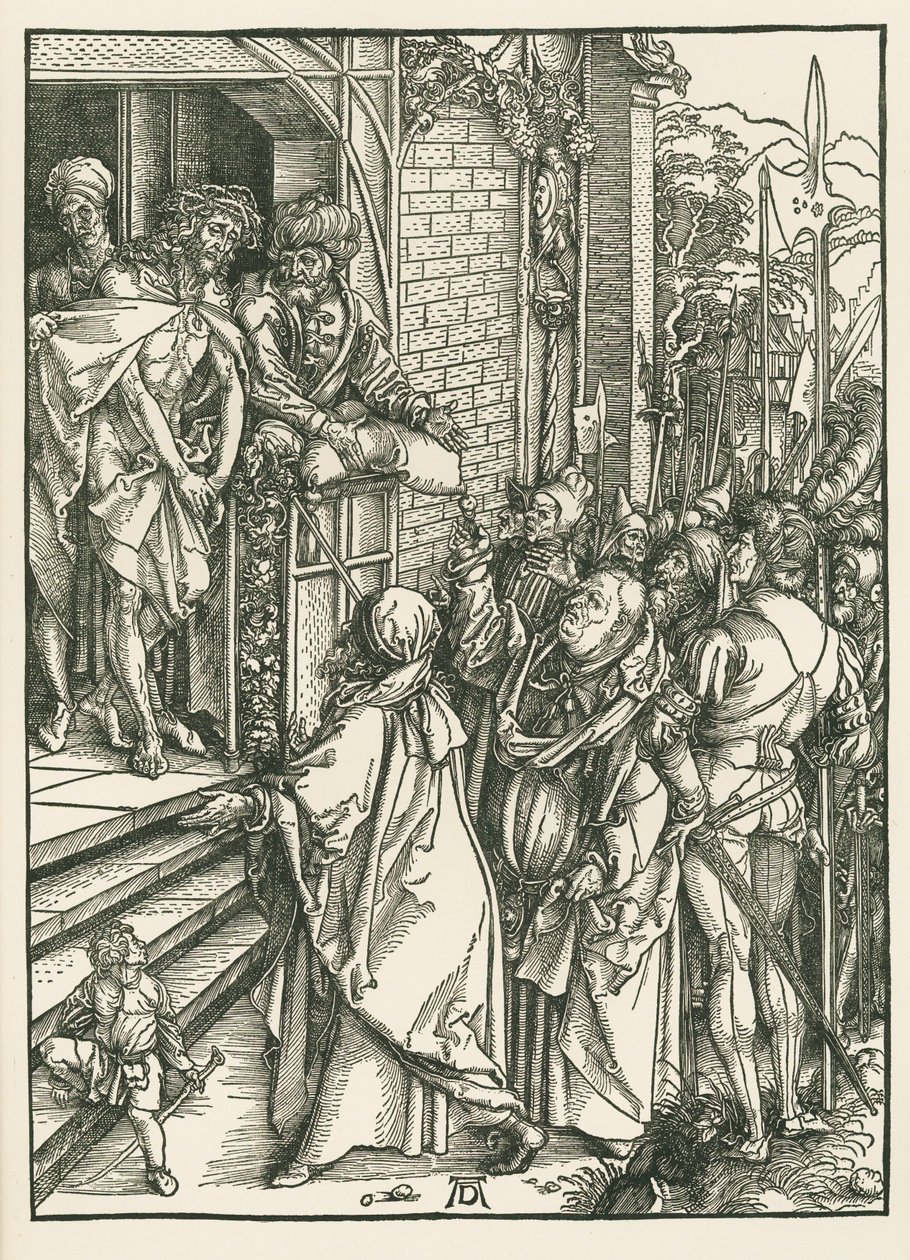 约 1498 年的《Ecce Homo》（木刻版画） 作者 阿尔布雷希特·丢勒或丢勒