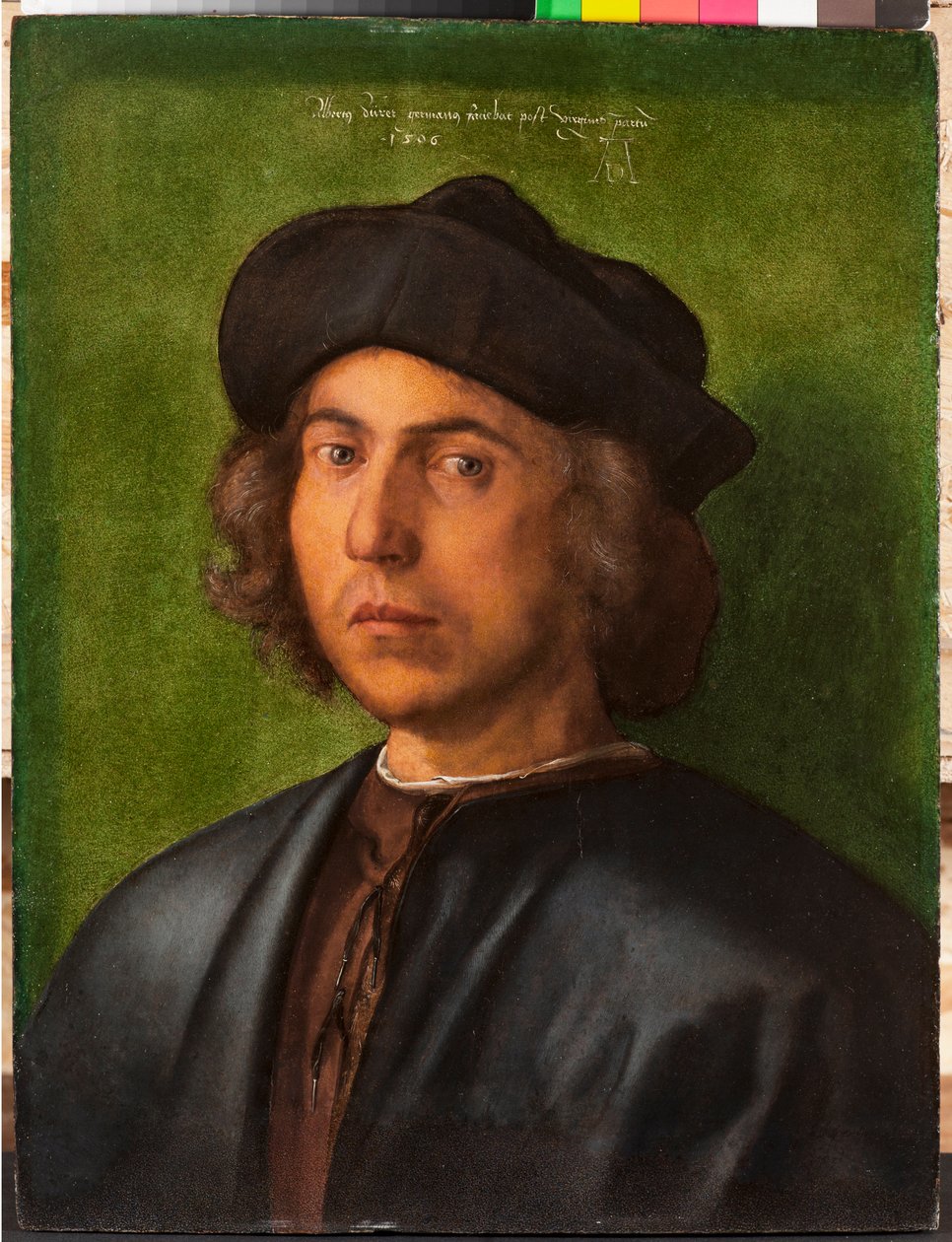 Albrecht Durer (1471-1528) 1506 Genes, Musei di Strada Nuova 绘画的年轻人肖像 作者 阿尔布雷希特丢勒