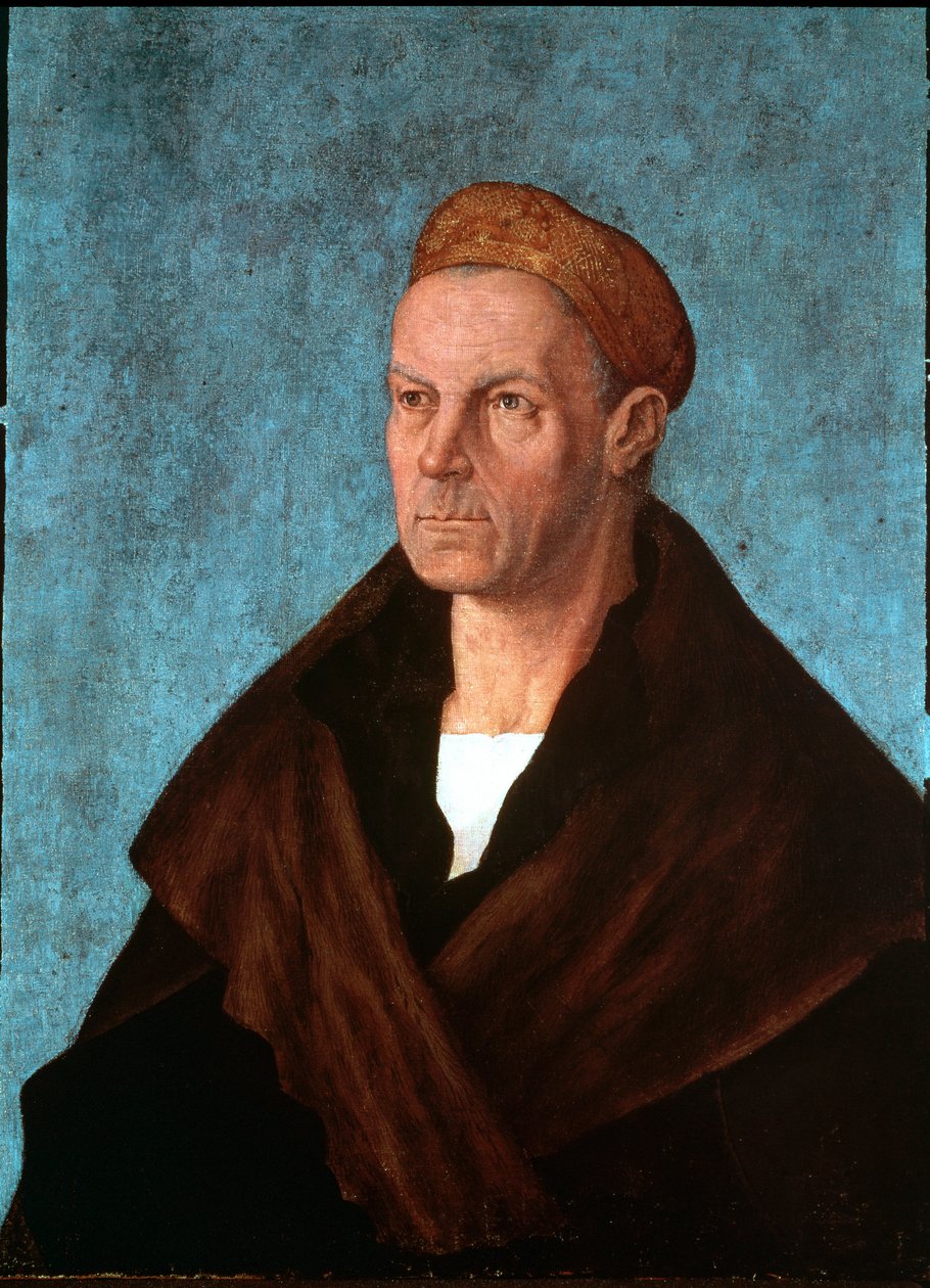 德国银行家 Jakob II Fugger dit le Riche (1459-1525) Detrempe d