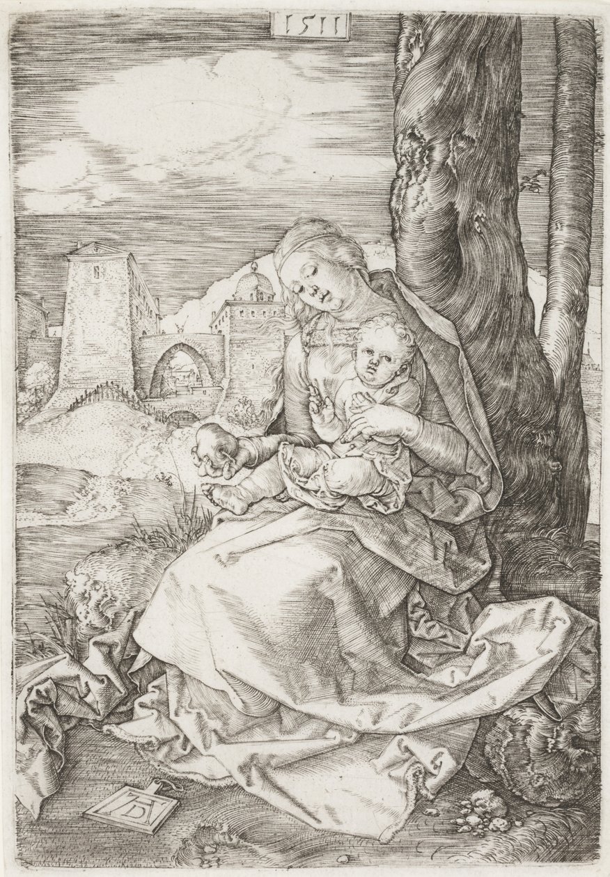 The Virgin and Child with the Pear 作者 阿尔布雷希特丢勒