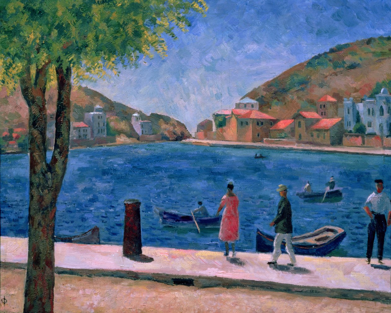 巴拉克拉瓦湾，1927年 作者 亚历山大·戴维多维奇·德雷文（Aleksandr Davidovic Drevin）