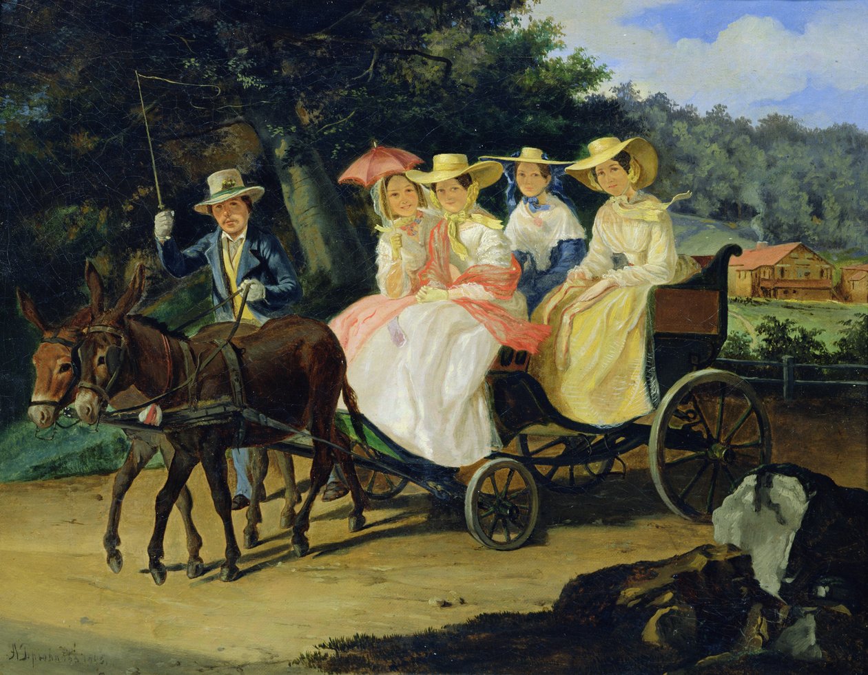 A Run，1845-46 作者 亚历山大·巴甫洛维奇·布留洛夫